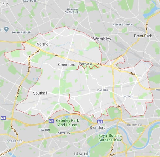 Ealing-map