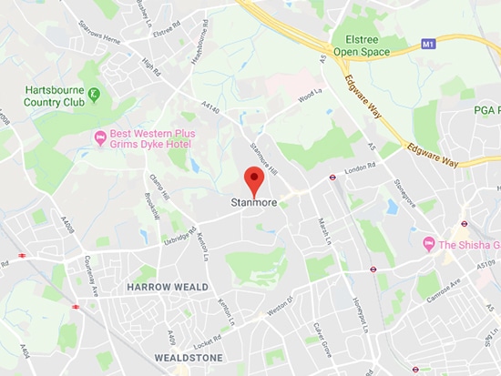 Stanmore map