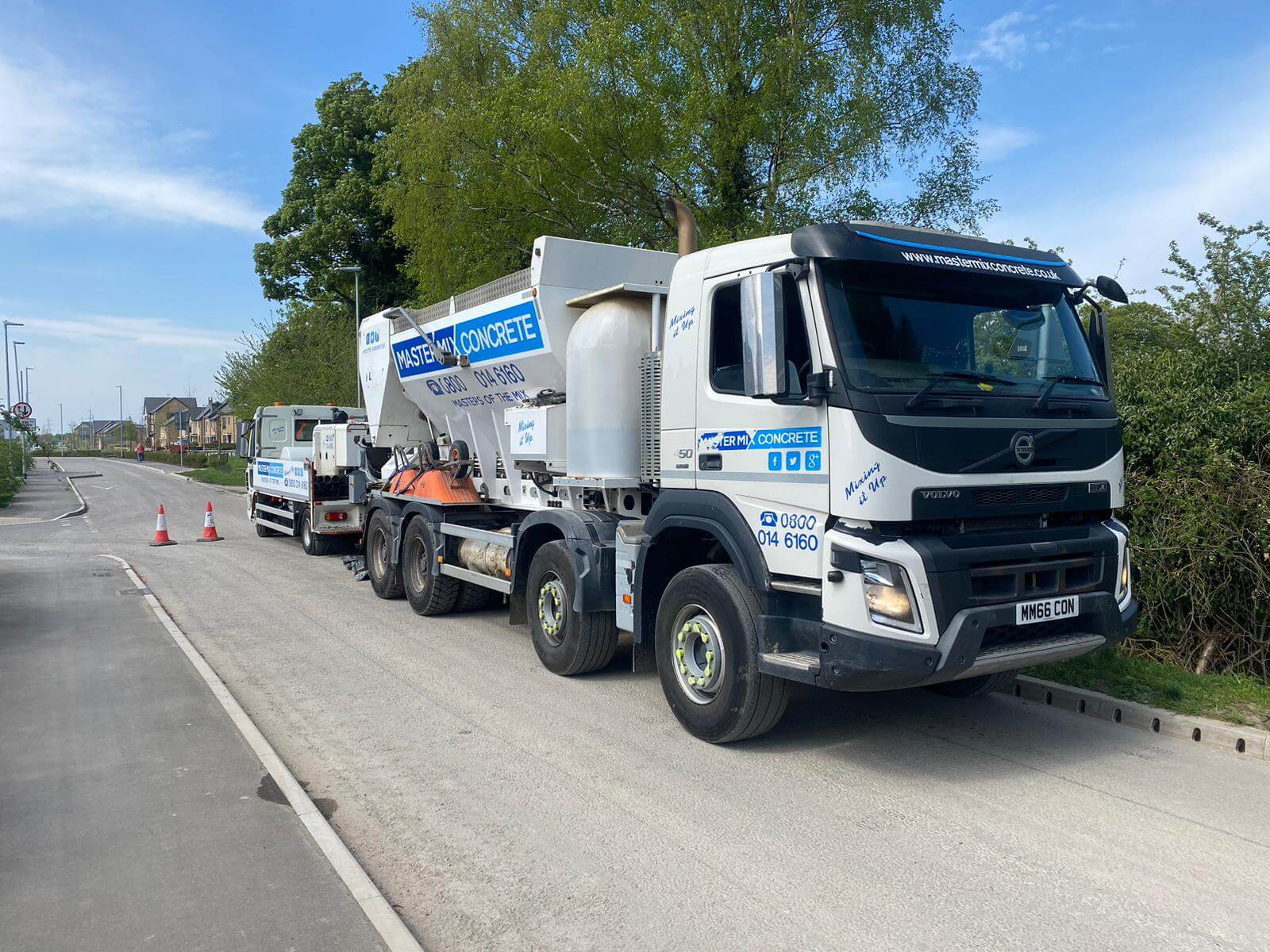 Master Mix Concrete Delivery to a site in Dunstable